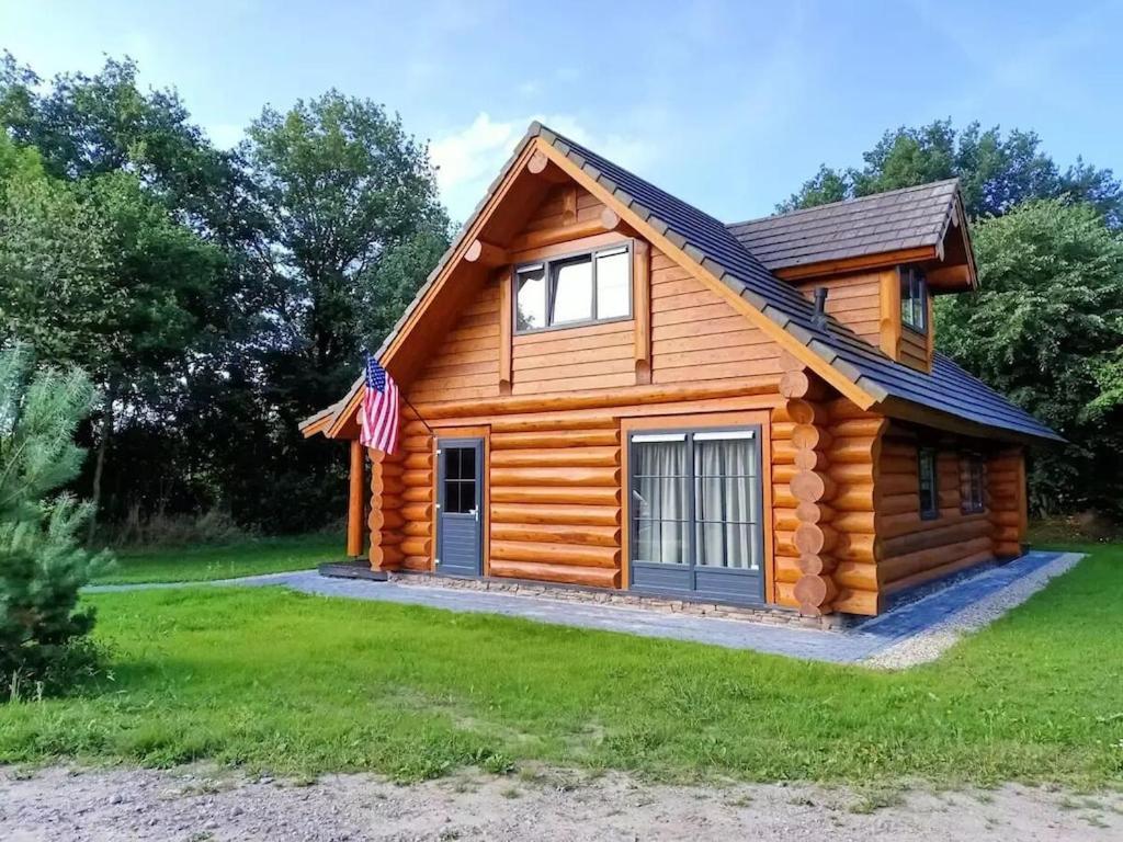 Unieke Houten Villa Met Sauna In Twente - 5P Den Ham 外观 照片