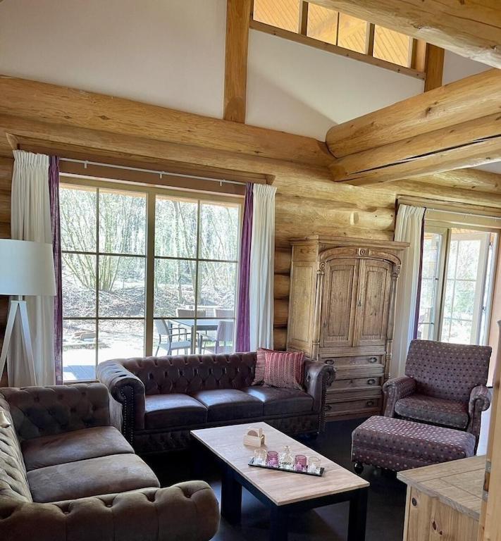 Unieke Houten Villa Met Sauna In Twente - 5P Den Ham 外观 照片