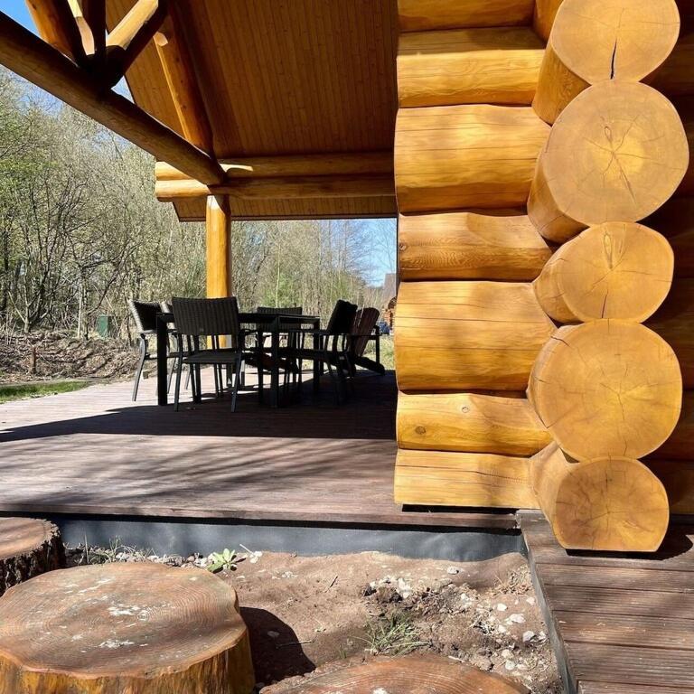 Unieke Houten Villa Met Sauna In Twente - 5P Den Ham 外观 照片