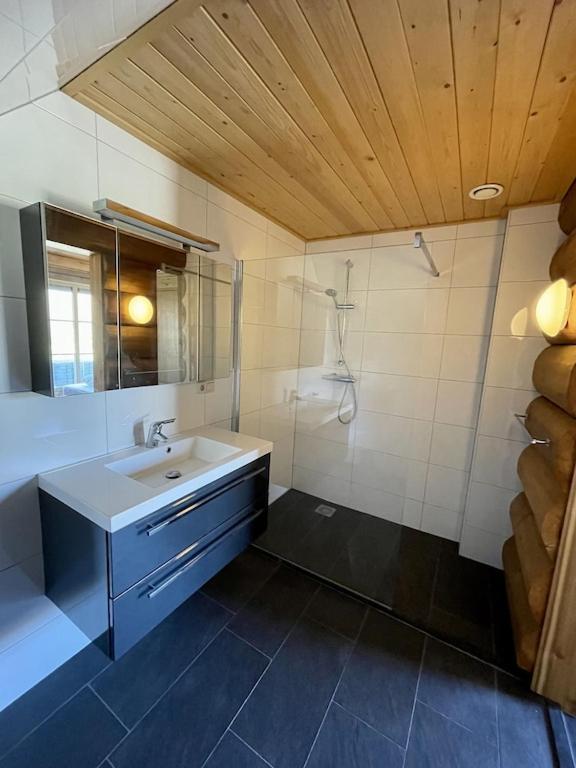 Unieke Houten Villa Met Sauna In Twente - 5P Den Ham 外观 照片