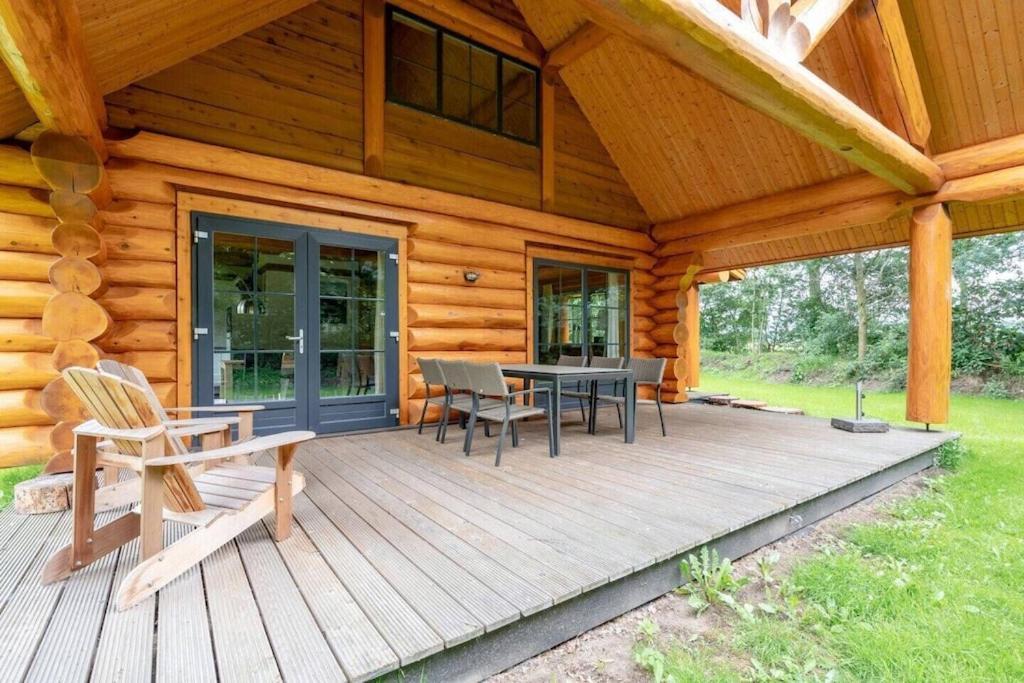 Unieke Houten Villa Met Sauna In Twente - 5P Den Ham 外观 照片