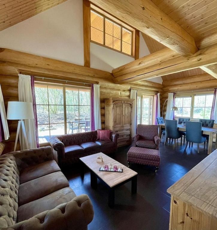 Unieke Houten Villa Met Sauna In Twente - 5P Den Ham 外观 照片